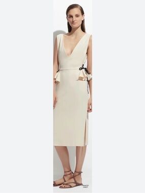 TOME Resort 2017 Cream Pencil Dress (2)